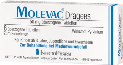 MOLEVAC Dragees Überzogene Tabletten 8 Stück | online kaufen