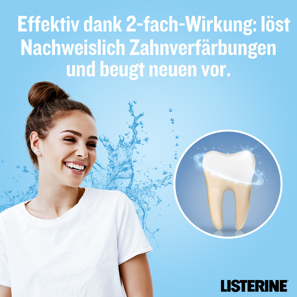 LISTERINE Advanced White Milder Geschmack  500 ml Lösung