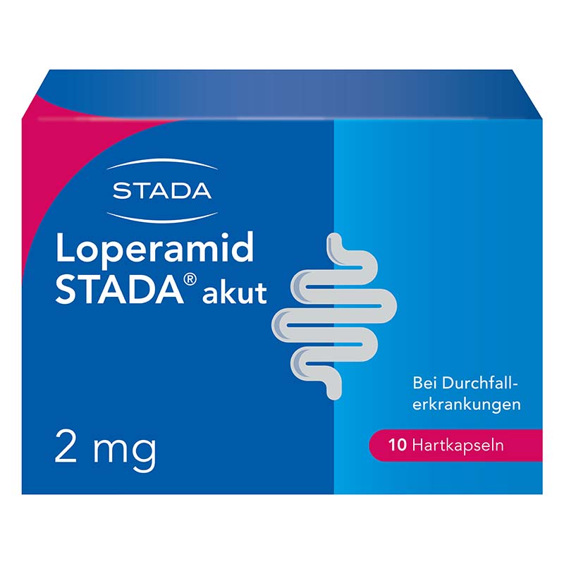 Loperamid STADA akut 2 mg 10 St Hartkapseln