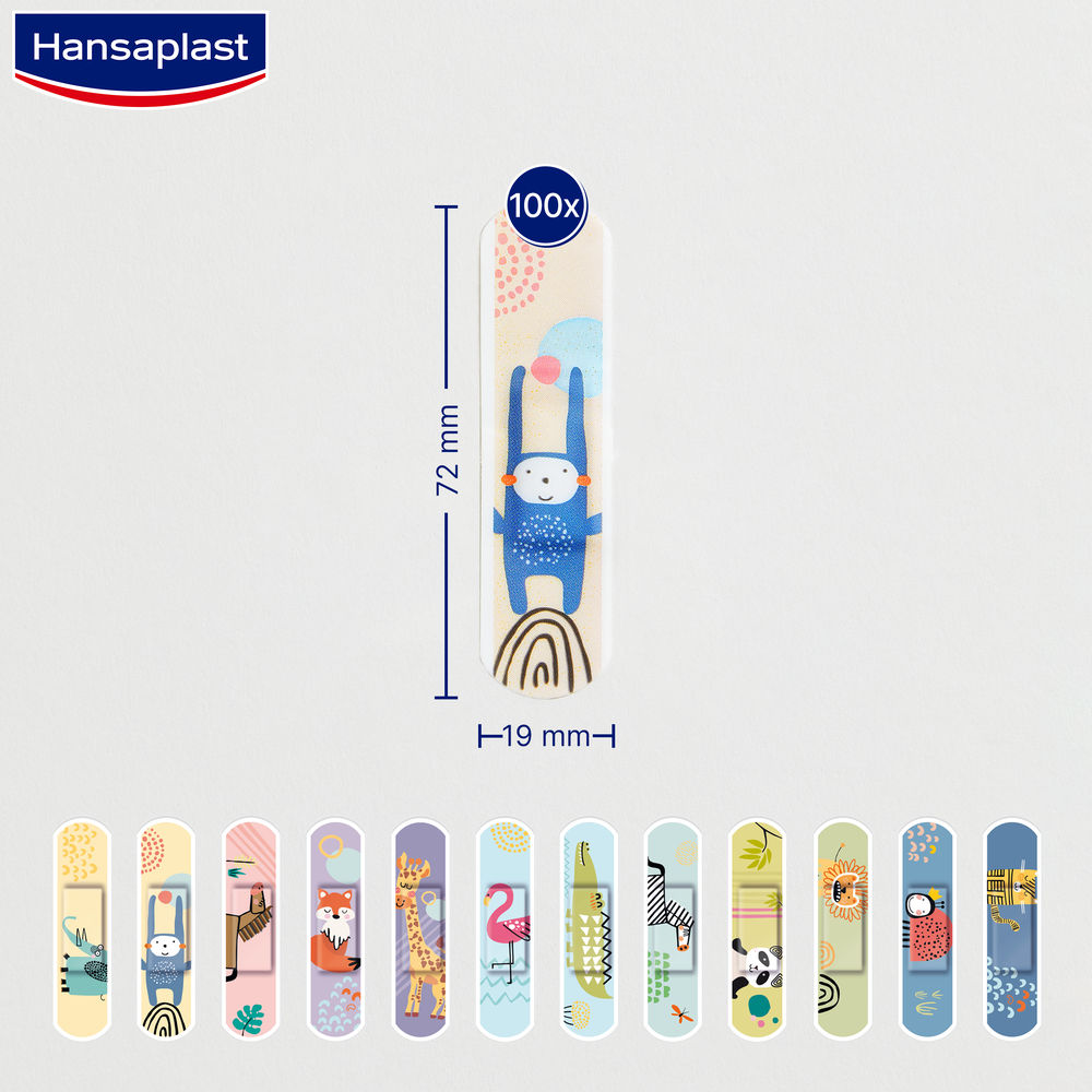 Hansaplast KIDS Strips 19x72mm + 20% Rabatt* 100 St Pflaster