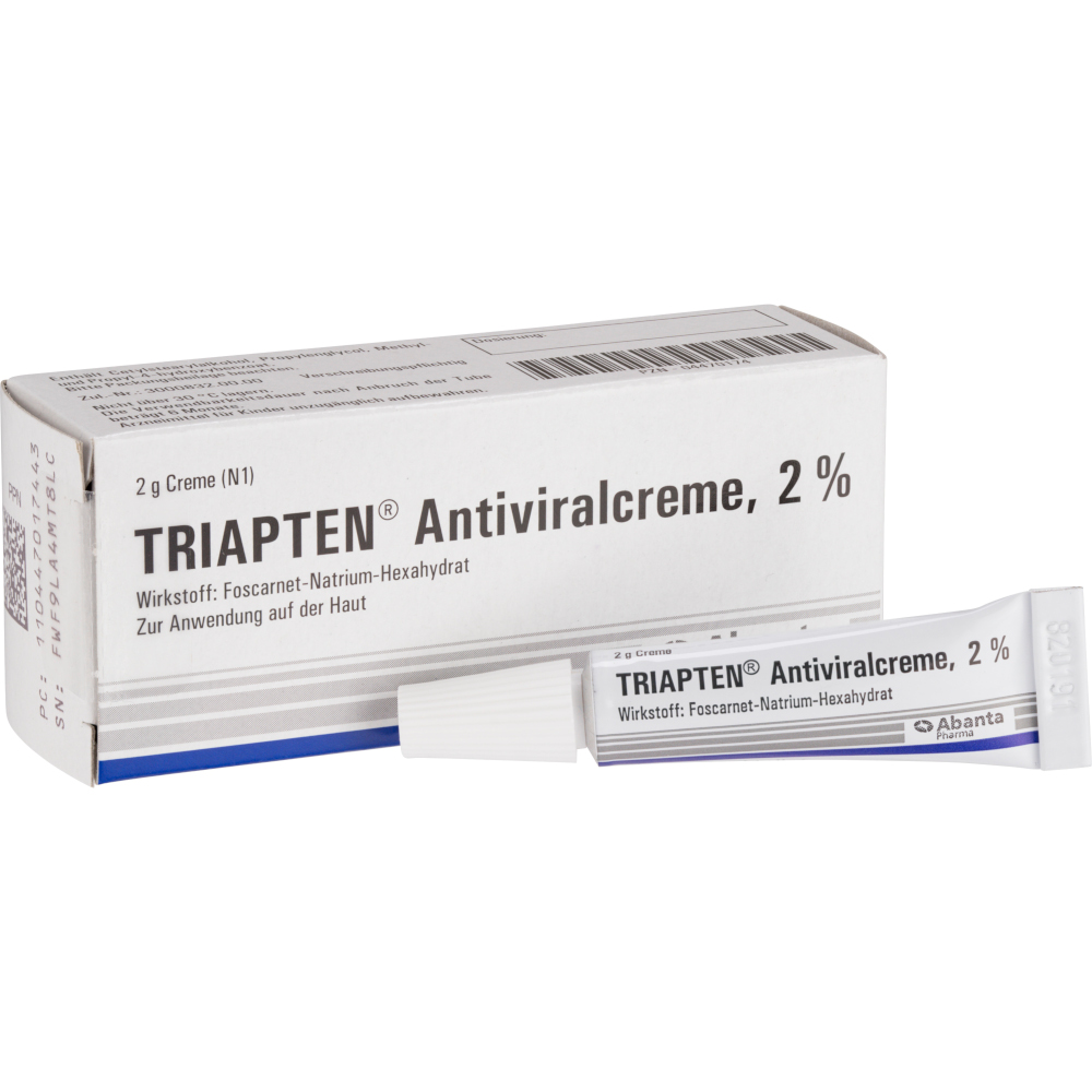 Triapten Antiviralcreme 2 g Creme