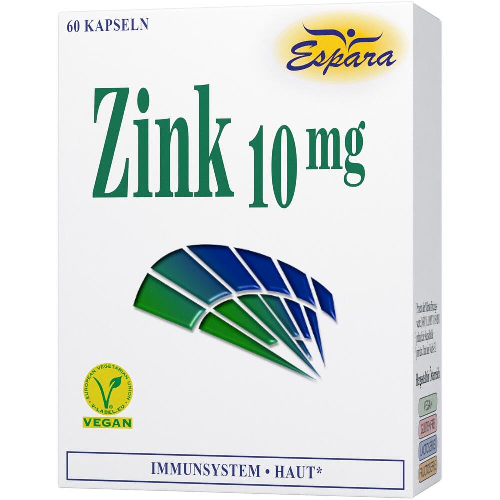 Espara Zink 10 mg 60 St Kapseln
