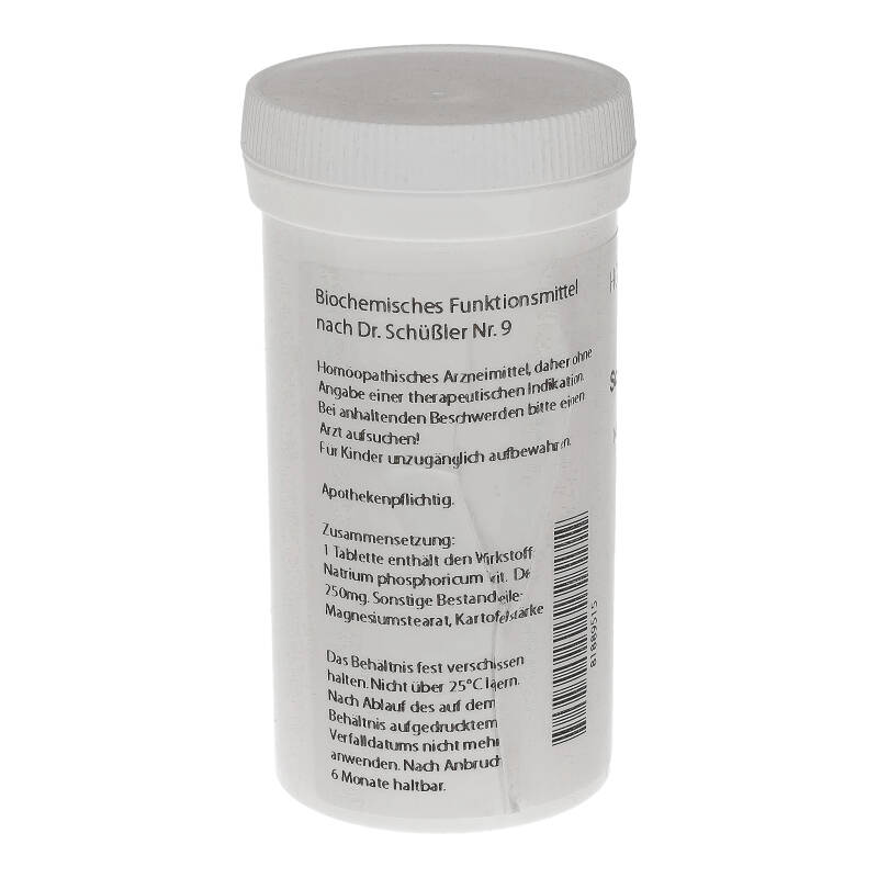 HOMOEOPATHIEFUCHS Schüssler-Salz Nummer 9 Natrium phosphoricum D6 Biochemie 400 St Tabletten