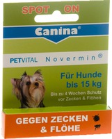 PETVITAL Novermin flüssig f.Hunde bis 15 kg 2 ml Flüssigkeit