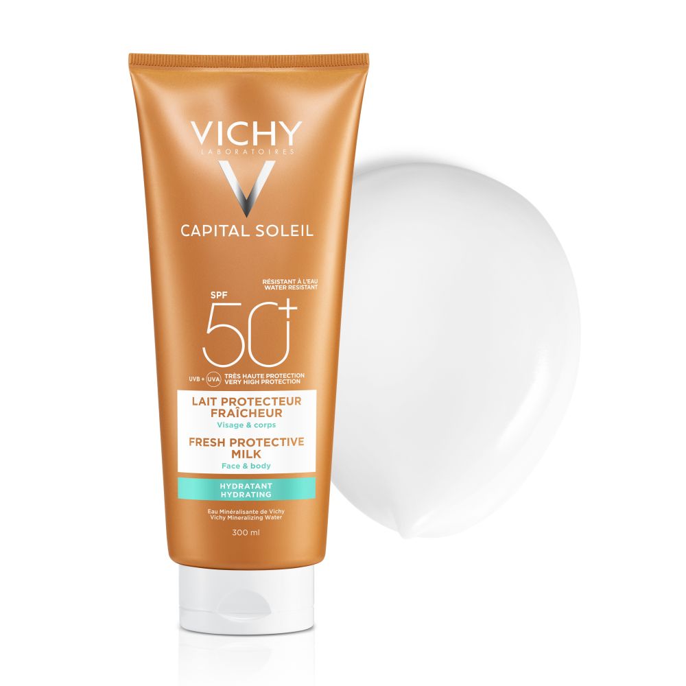 VICHY CAPITAL Soleil Sonnenmilch Familie LSF 50+ 300 ml Milch