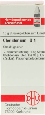 CHELIDONIUM D 4 Globuli 10 g Globuli