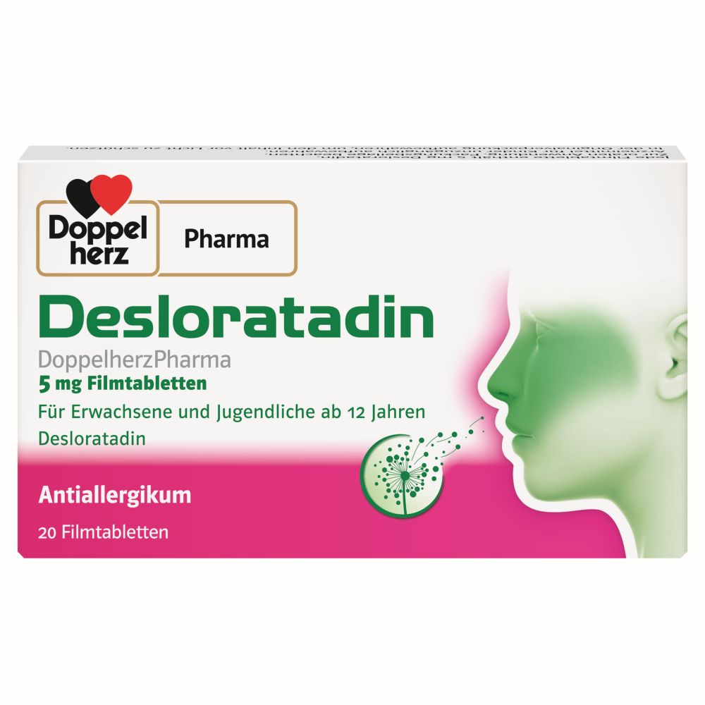 Doppelherz Pharma Desloratadin 5mg 20 St Filmtabletten