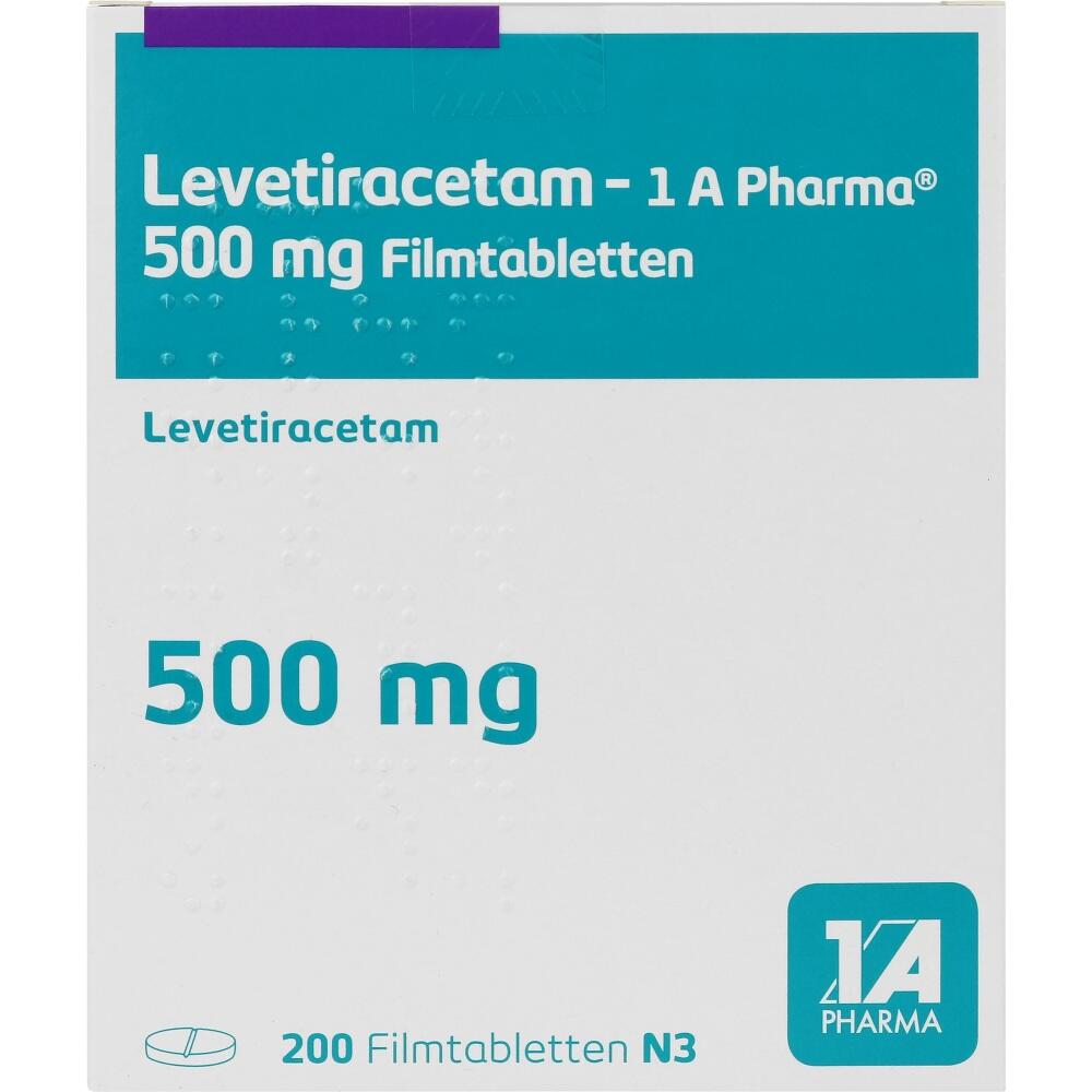 Levetiracetam-1 A Pharma 500mg 200 St Filmtabletten