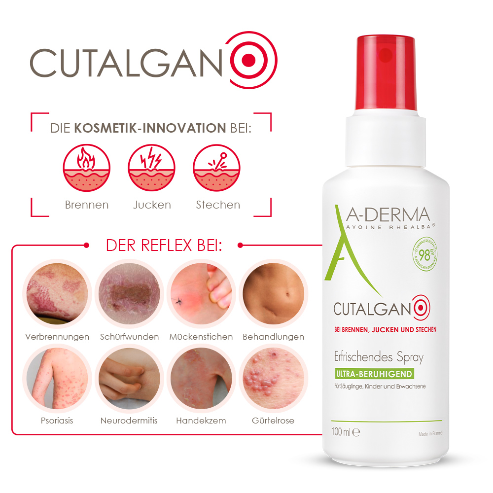 A-DERMA Cutalgan  Erfrischendes Spray 100 ml Spray