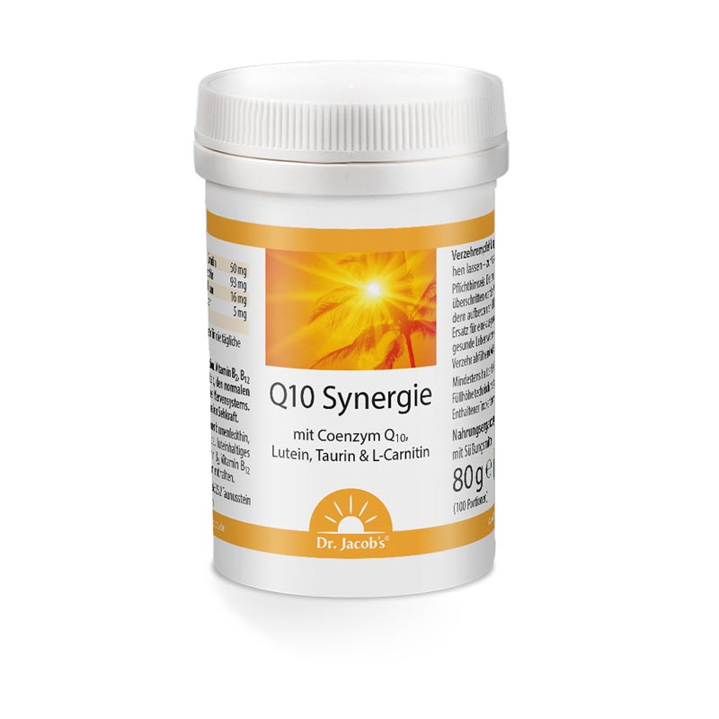 Dr. Jacob's Coenzym Q10 Synergie Lutein Taurin L-Carnitin B2