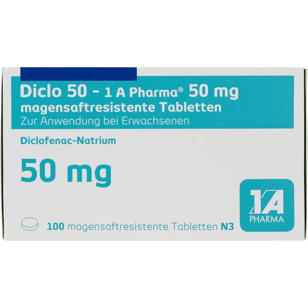Diclo 50-1 A Pharma 100 St Tabletten magensaftresistent
