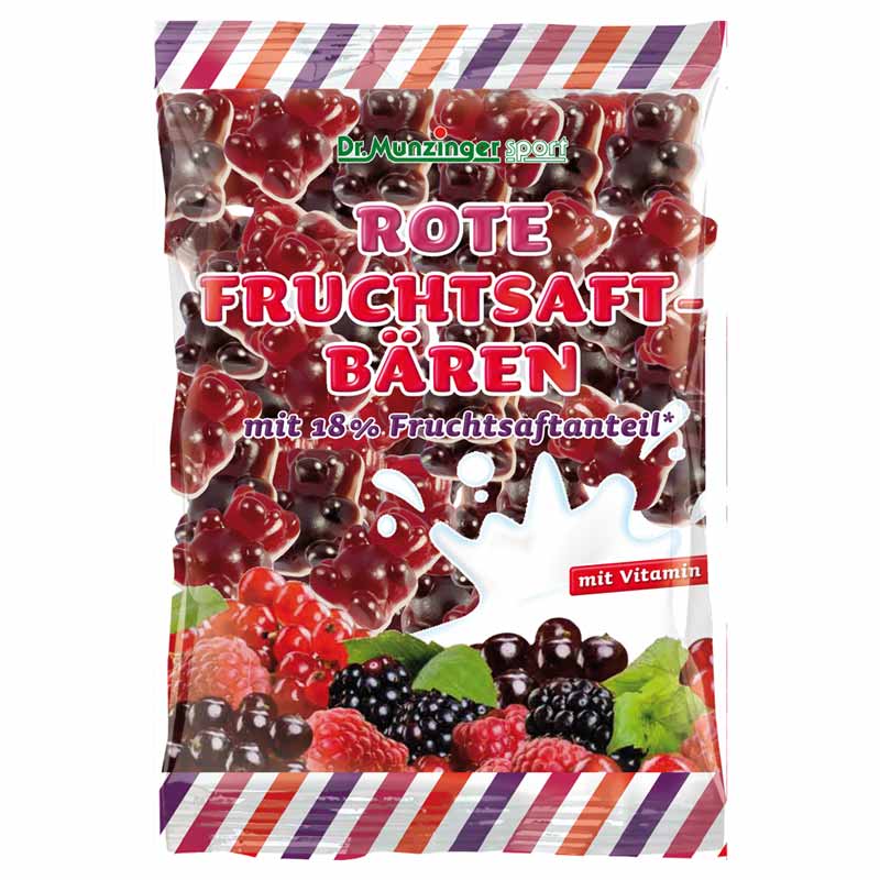 DR. MUNZINGER ROTE FRUCHTSAFT-BÄREN 450 g