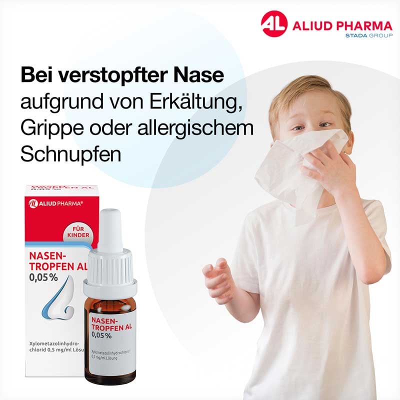 Nasentropfen AL 0,05 % bei Schnupfen