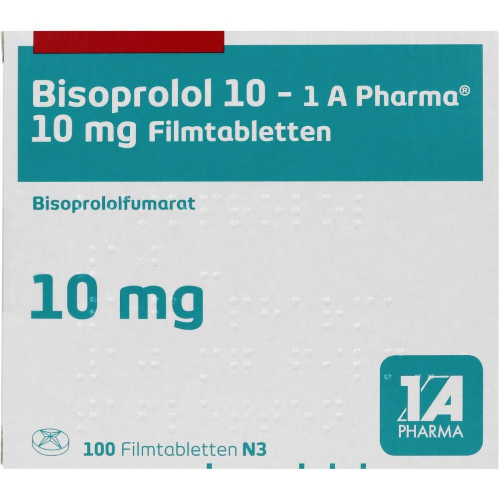 Bisoprolol 10-1 A Pharma 100 St Filmtabletten