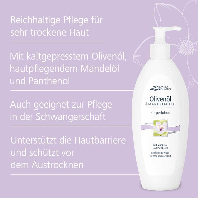 OLIVENÖL Mandelmilch Körperlotion 500 ml Lotion