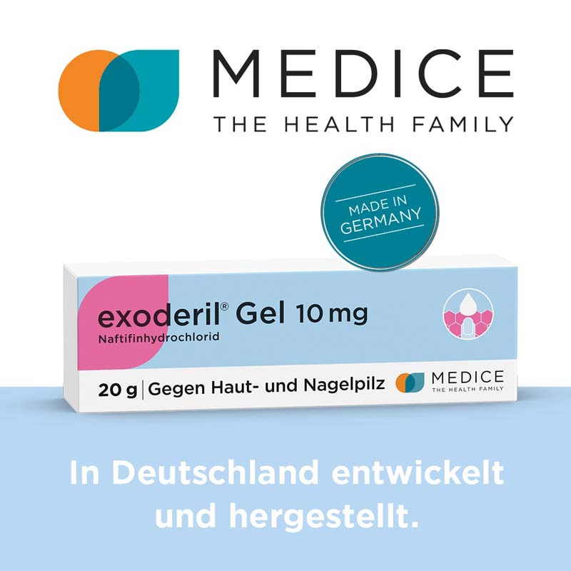 exoderil Gel bei Fuß- & Nagelpilz 20 g Gel