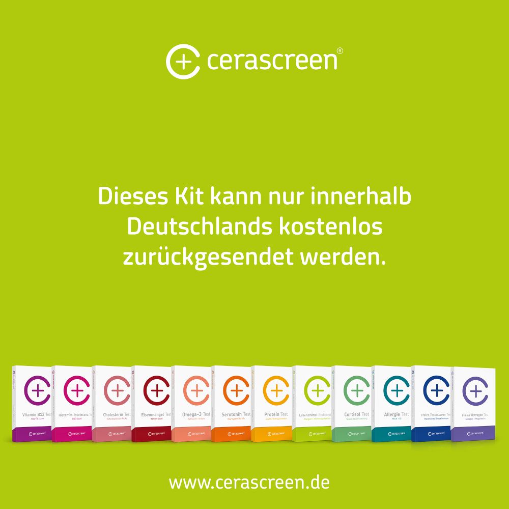 cerascreen Lebensmittelallergie Test 1 St Test