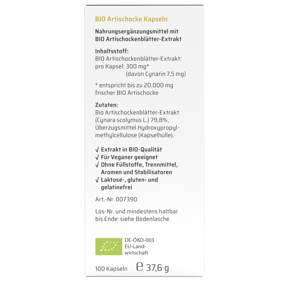 sanhelios complex Artischocke 100 St Kapseln