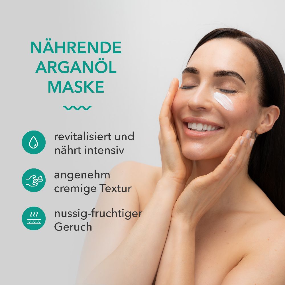 DERMASEL NÄHRENDE ARGANÖL MASKE 12 ml Gesichtsmaske