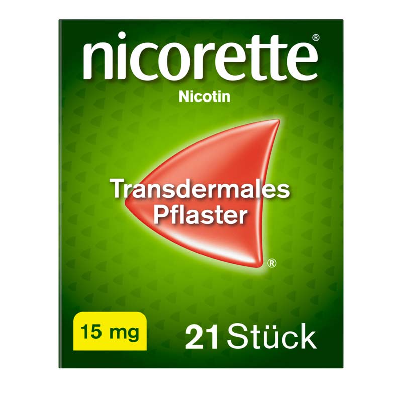nicorette Transdermales Pflaster 15 mg 21 St Pflaster transdermal
