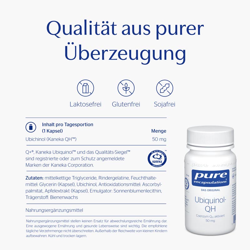 pure encapsulations Ubiquinol QH 50mg 60 St Kapseln
