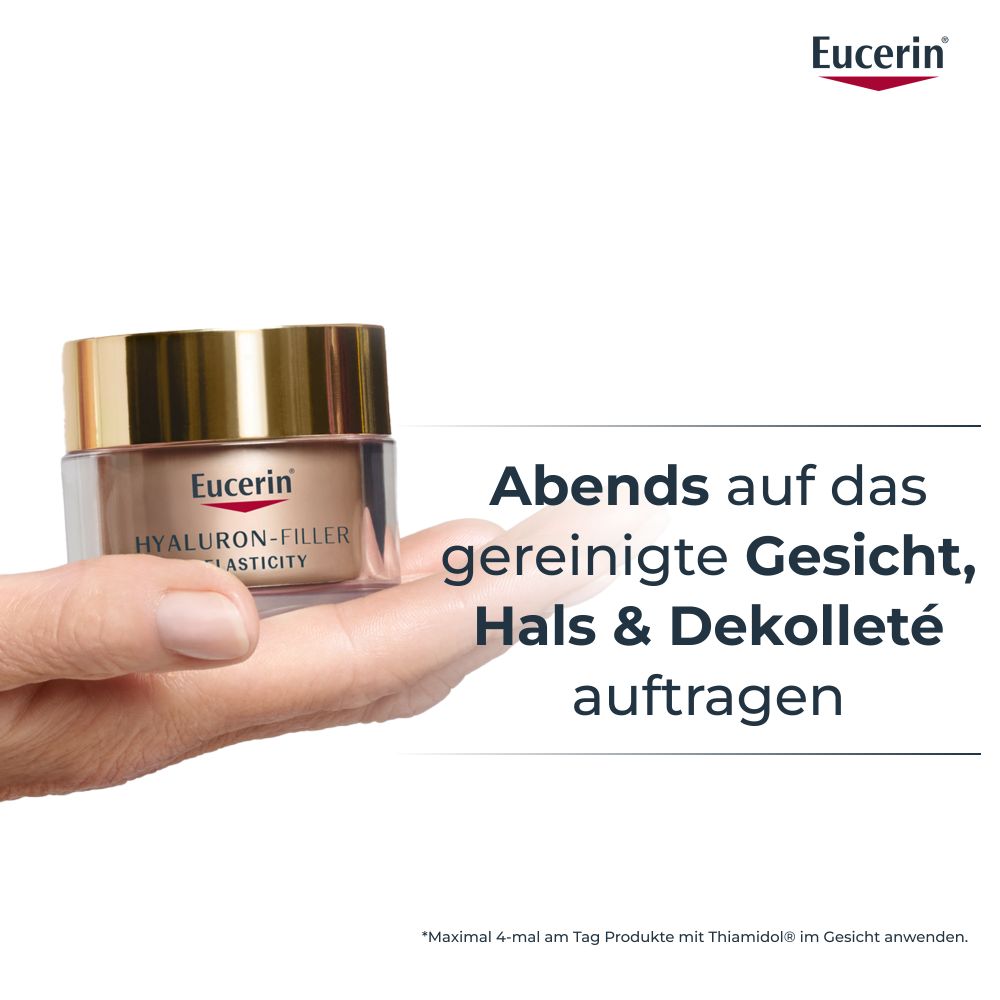 Eucerin HYALURON FILLER + ELASTICITY Nachtpflege Nachfüllpack 50 ml Creme