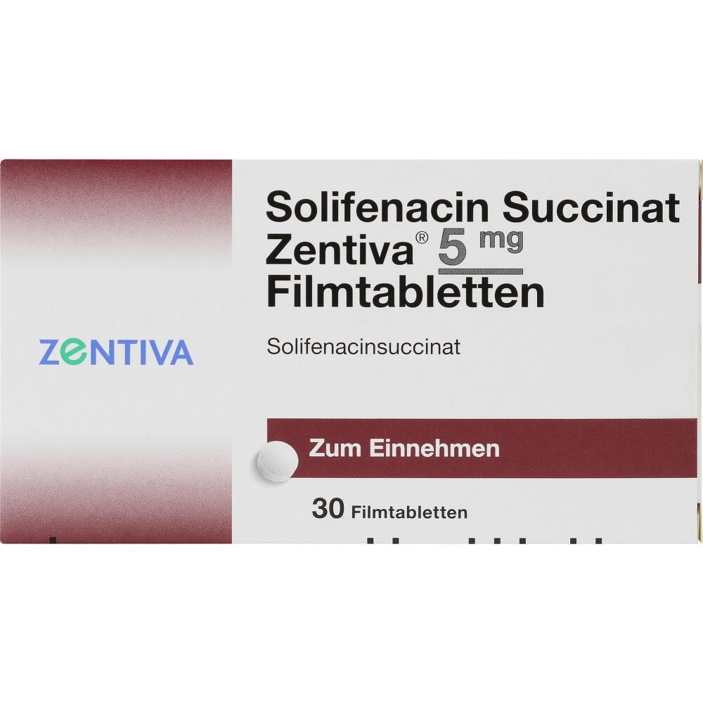 Solifenacin Succinat Zentiva 5 mg 30 St Filmtabletten