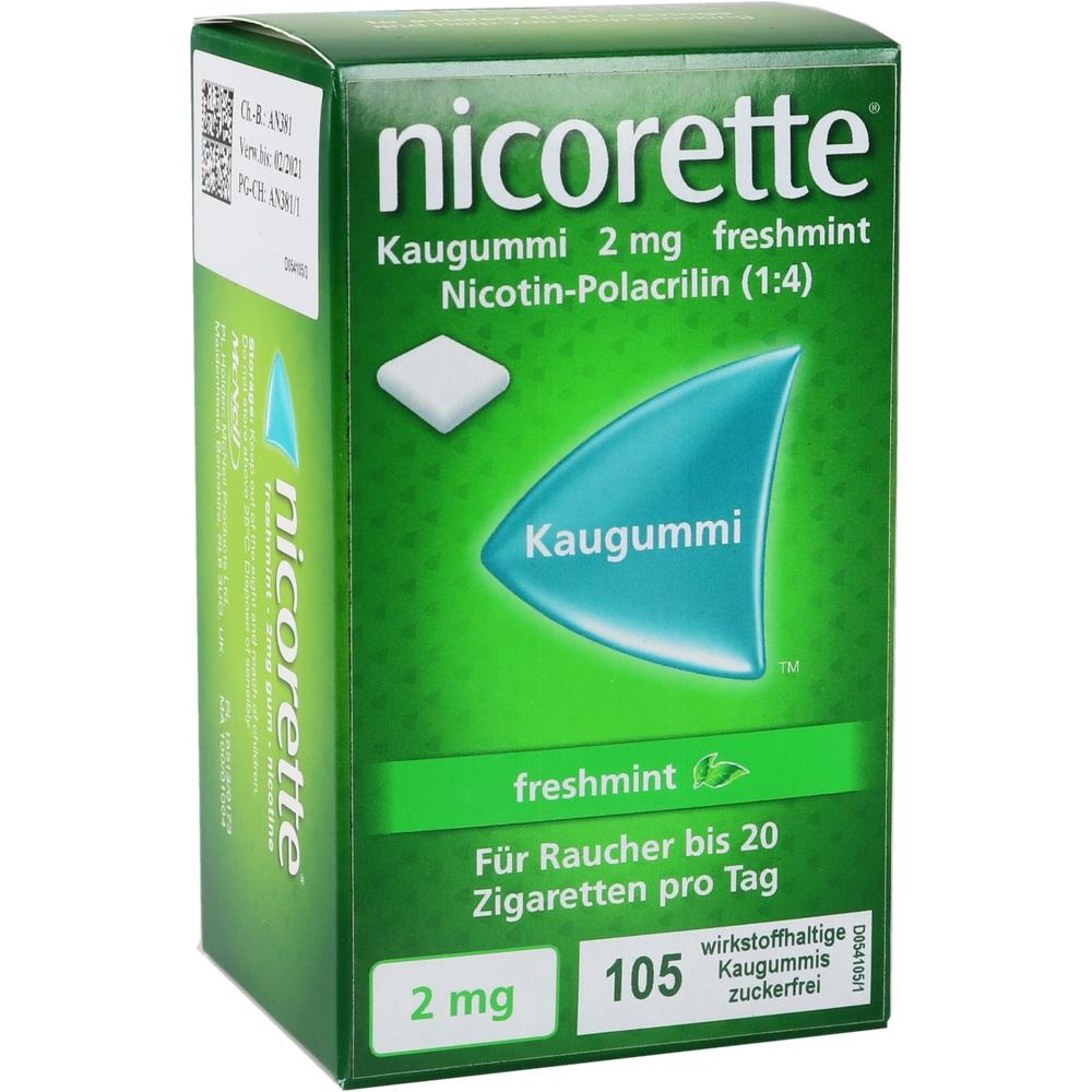 nicorette 2mg freshmint 105 St Kaugummi