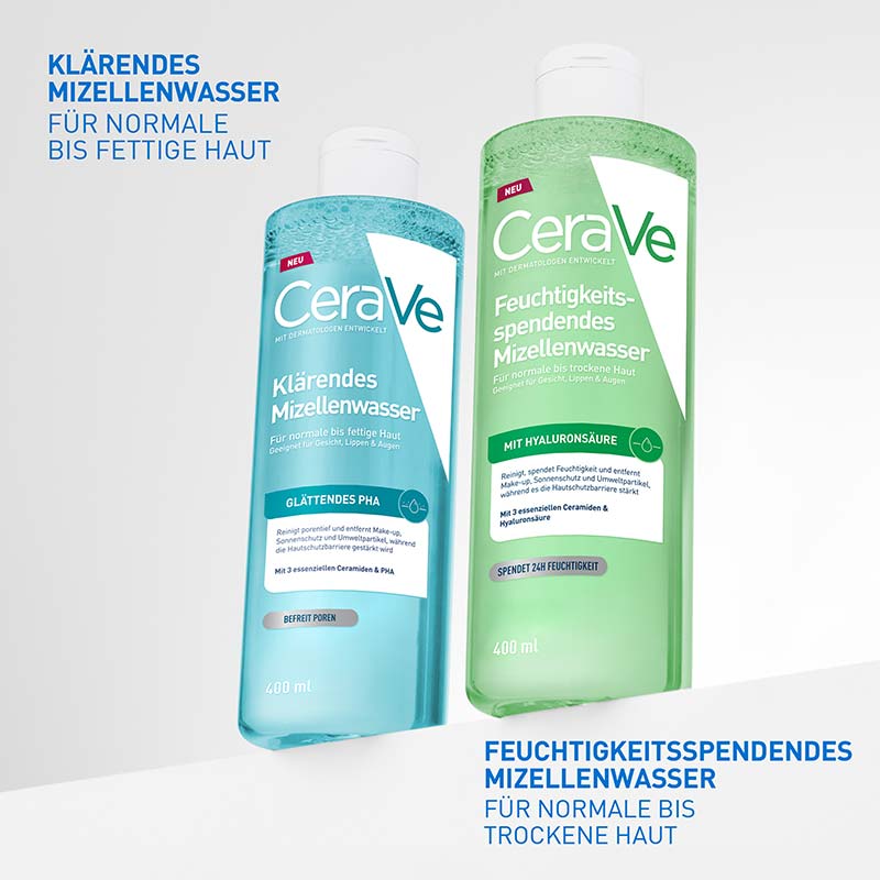 CeraVe Feuchtigkeitsspendendes Mizellenwasser 400 ml Flüssigkeit