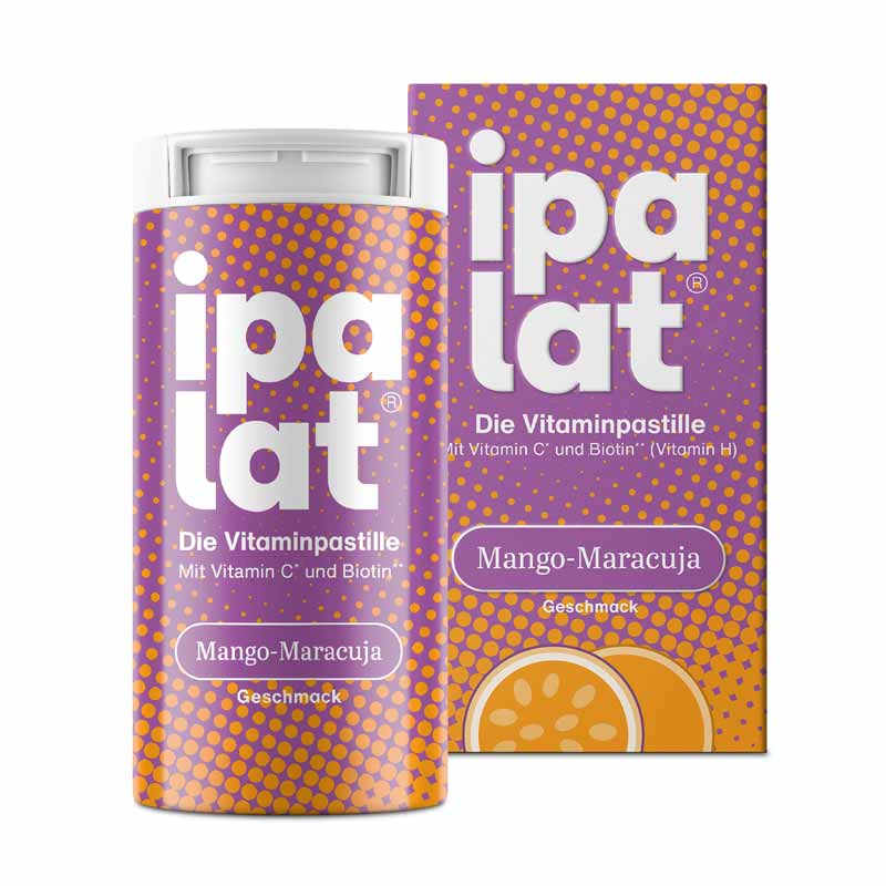 ipalat Die Vitaminpastille Mango-Maracuja 40 St Pastillen