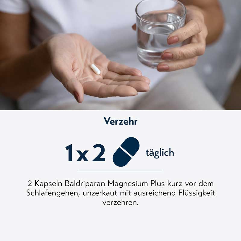Baldriparan Magnesium + 120 St Kapseln