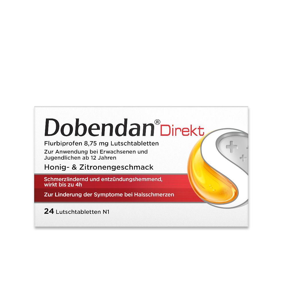 Dobendan Direkt - bei Halsschmerzen 24 St Lutschtabletten