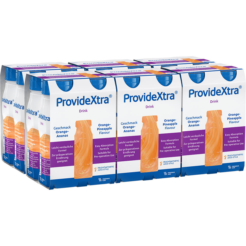 ProvideXtra DRINK Orange Ananas Trinkflasche 6X4X200 ml Lösung