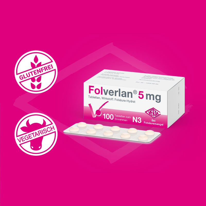 FOLVERLAN 5 mg Tabletten 100 St Tabletten