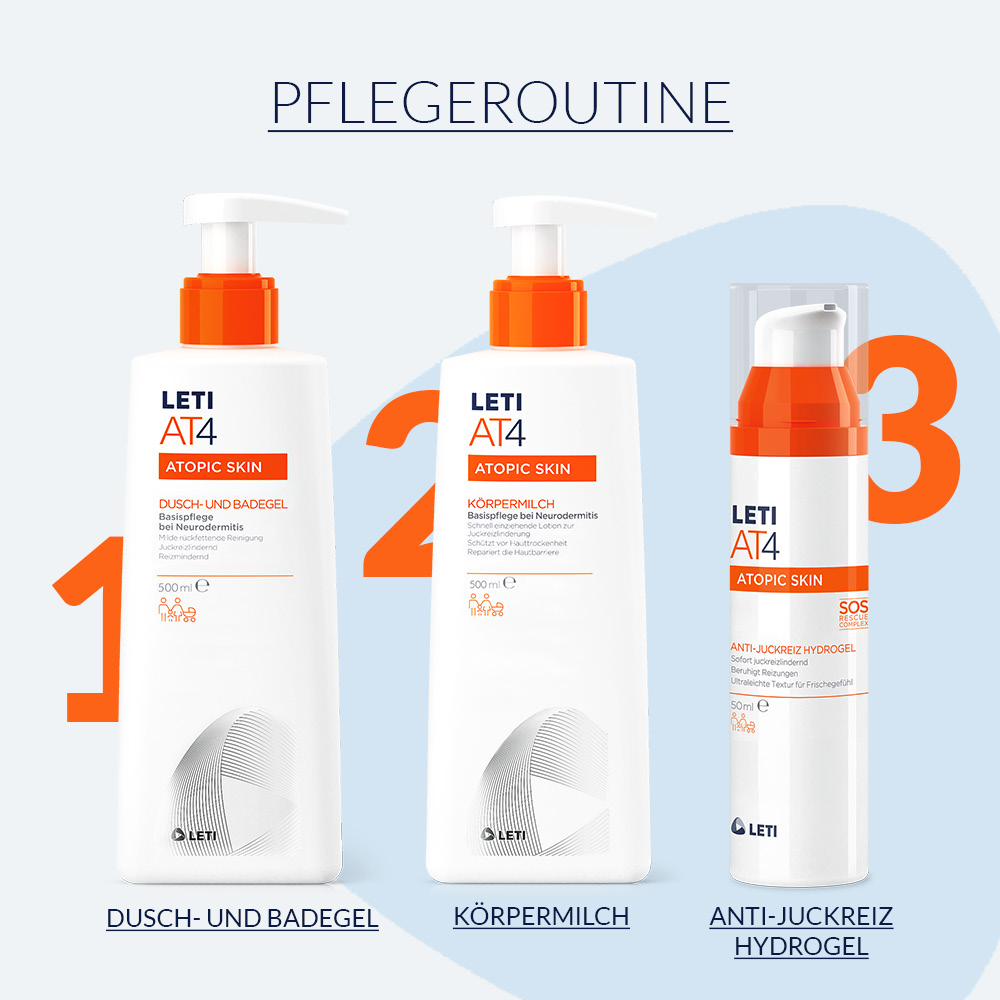 LETI AT4 Dusch- und Badegel - Jetzt 20% sparen 250 ml Gel