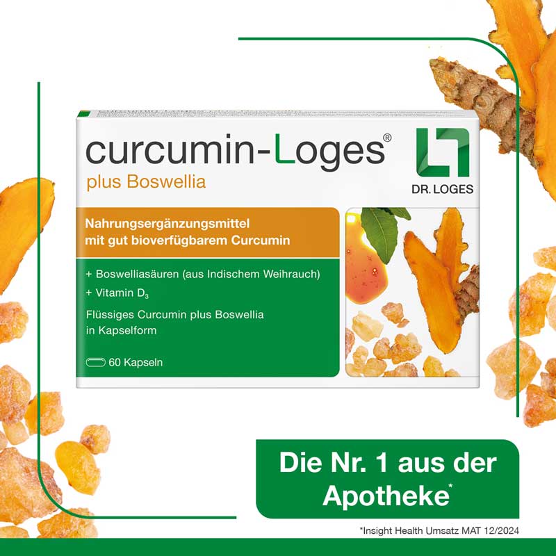 curcumin-Loges plus Boswellia  60 St Kapseln