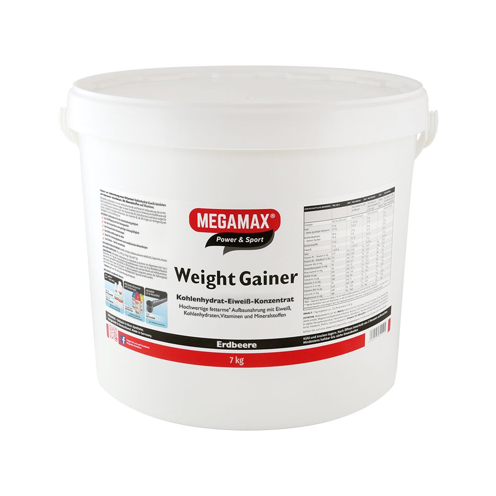 WEIGHT GAINER Megamax Erdbeere Pulver 7000 g Pulver