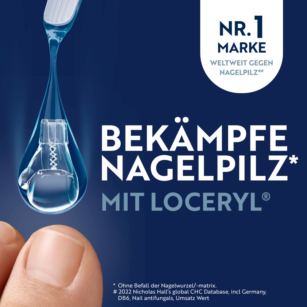 Loceryl Nagellack GEGEN NAGELPILZ 1.25 ml Wirkstoffhaltiger Nagellack