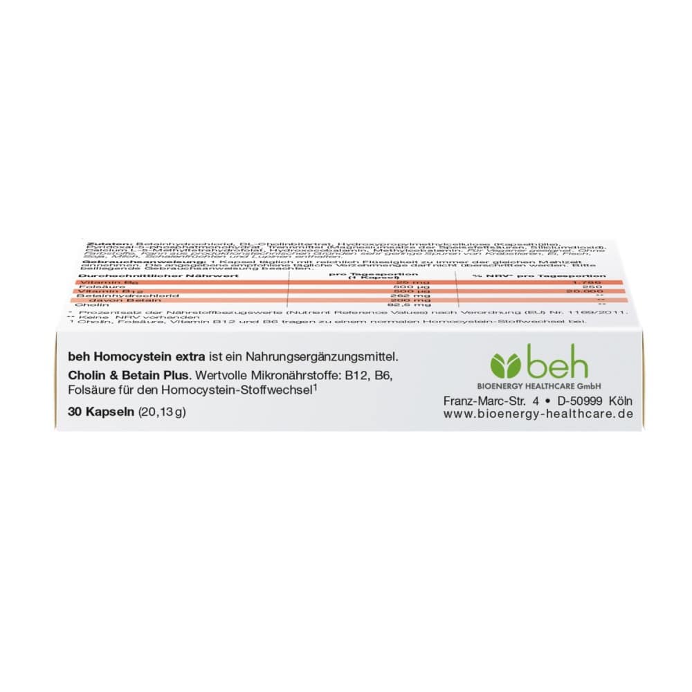 beh Homocystein extra 30 St Kapseln