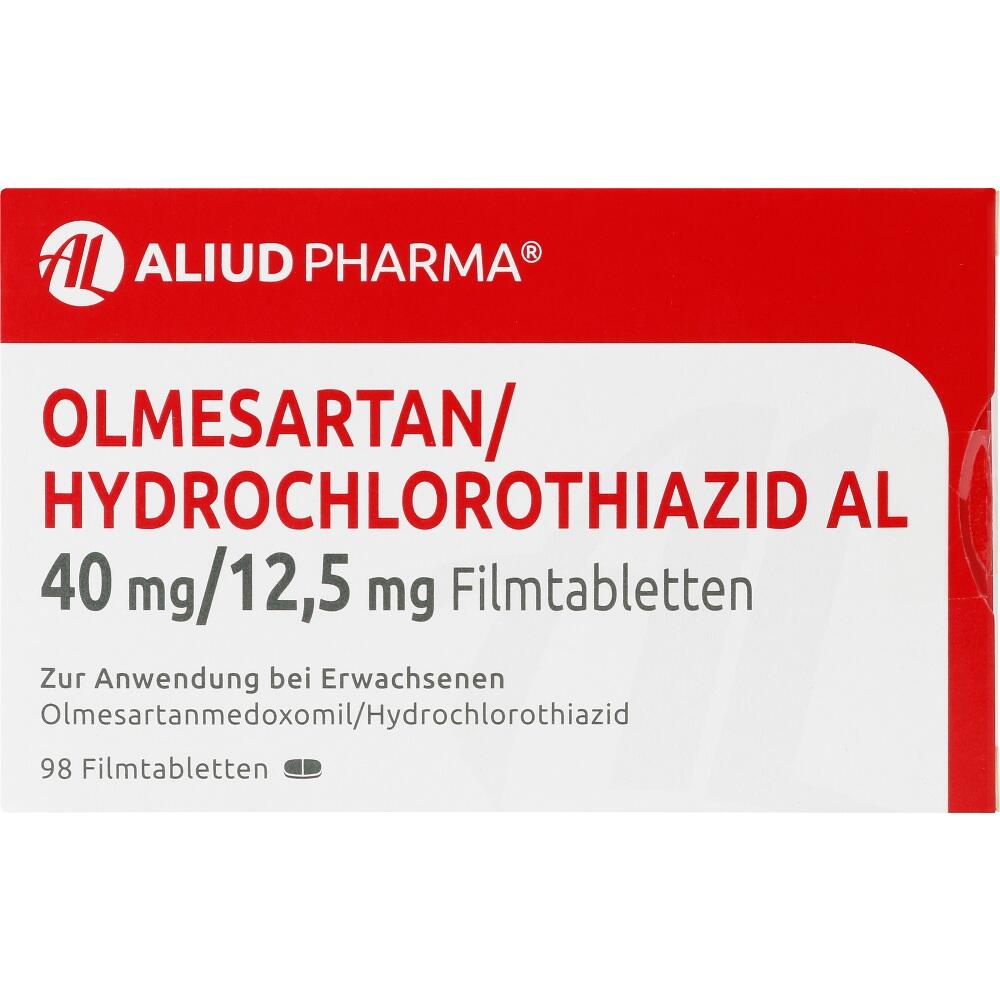 OLMESARTAN/HYDROCHLOROTHIAZID AL 40mg/12,5mg 98 St Filmtabletten