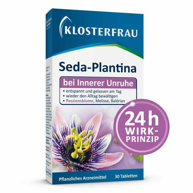 KLOSTERFRAU Seda-Plantina Innere Ruhe 30 St Überzogene Tabletten