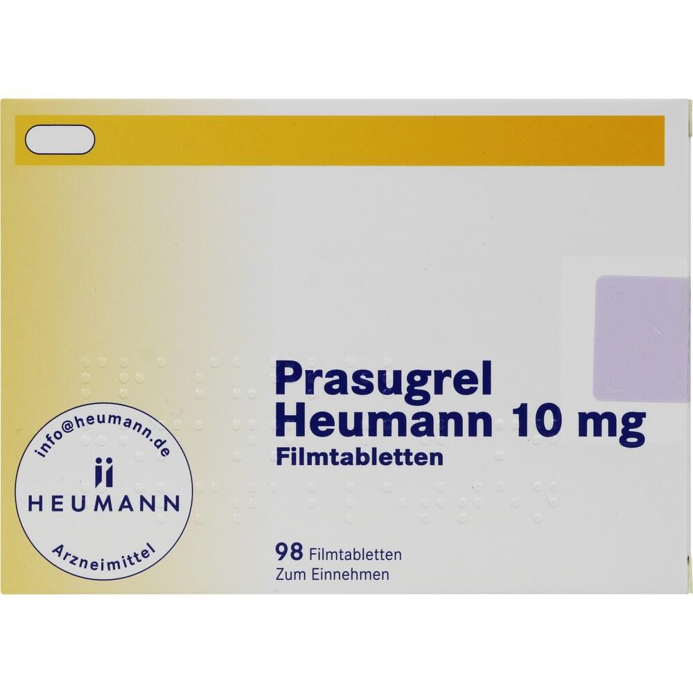 Prasugrel Heumann 10 mg 98 St Filmtabletten