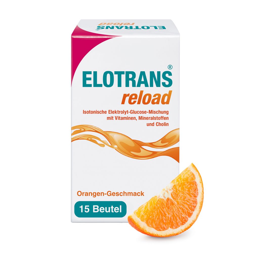 ELOTRANS reload Isotonische Elektrolyt-Glucose-Mischung 15X7.57 g Beutel