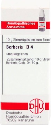 BERBERIS D 4 Globuli 10 g Globuli