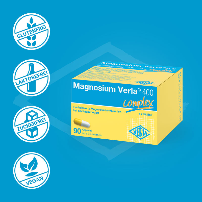 Magnesium Verla 400 complex 90 St Kapseln