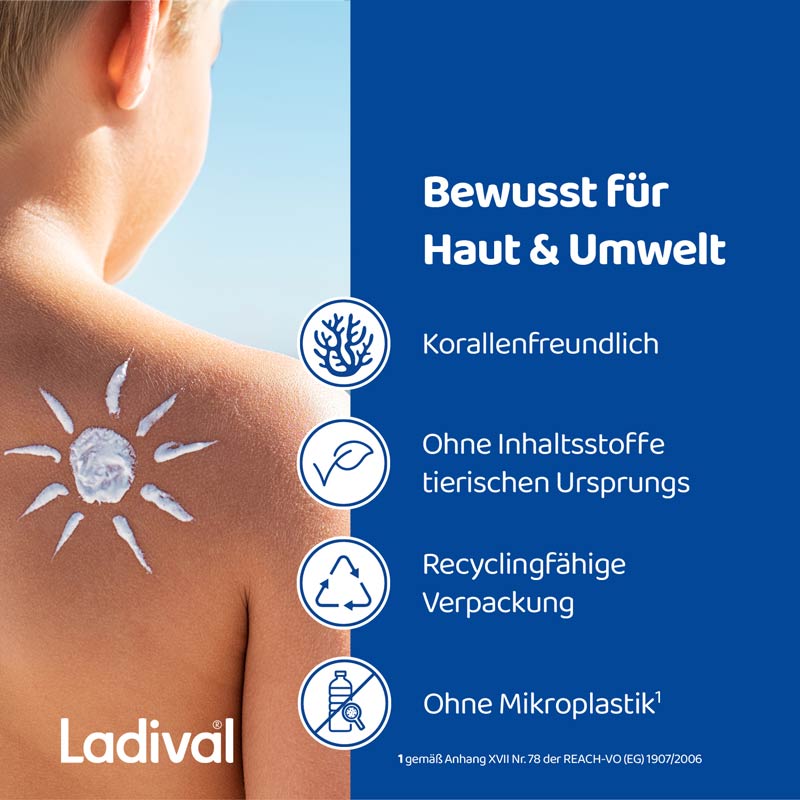 Ladival Allergische Kinderhaut Sonnenschutz-Gel für Kids LSF 50+ 200 ml Gel