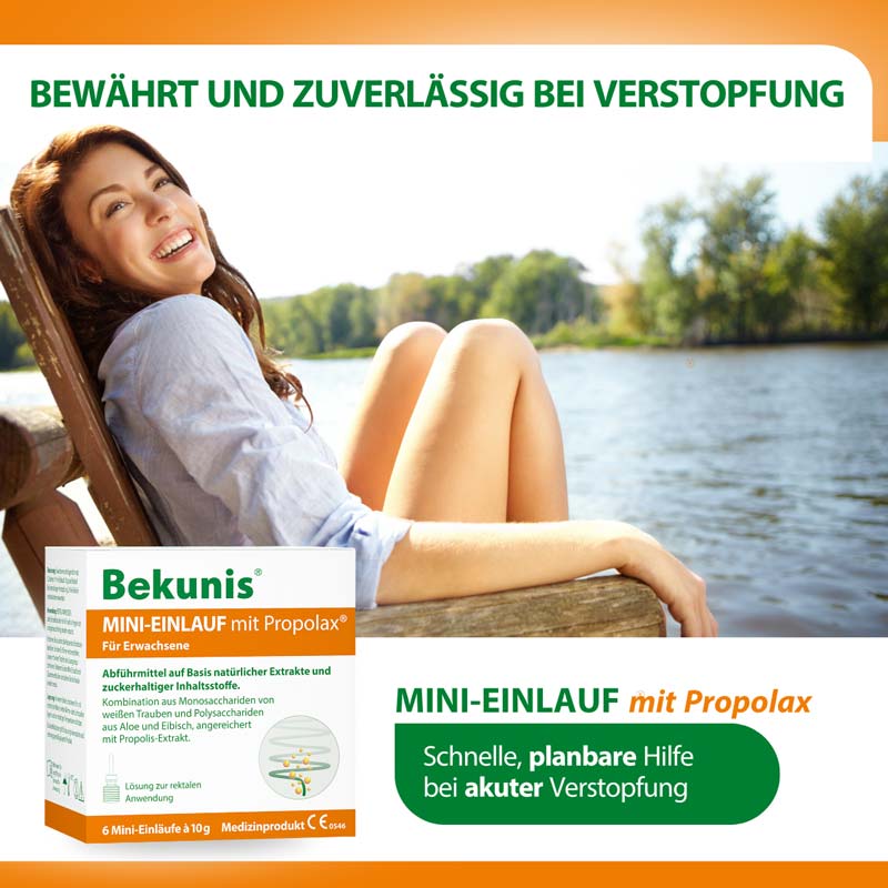 Bekunis MINI-EINLAUF mit Propolax 6 St Klistiere