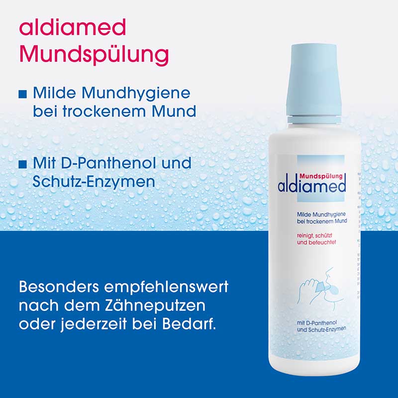 aldiamed Mundspülung 500 ml Flüssigkeit
