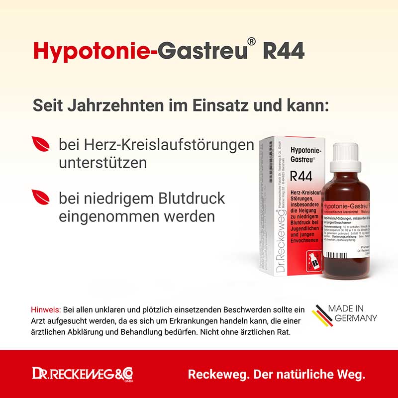 HYPOTONIE GASTREU R 44 Tropfen zum Einnehmen 50 ml Mischung