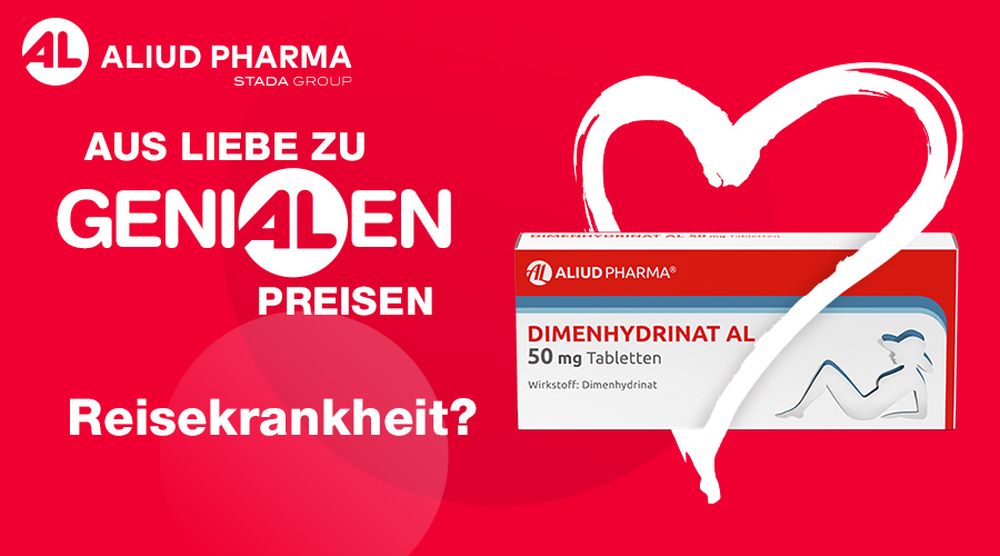 Dimenhydrinat AL 50 mg Tabletten bei Übelkeit und Erbrechen und Schwindel